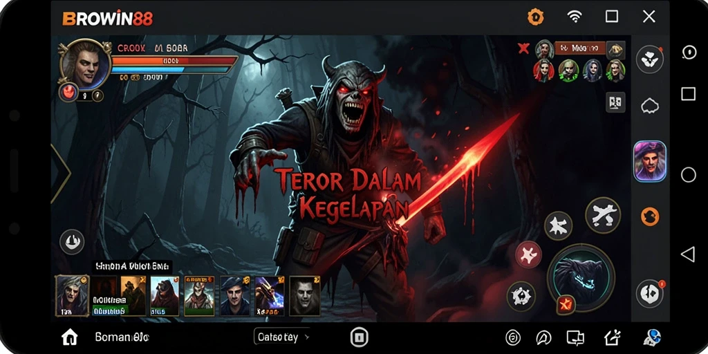 Gameplay BROWIN88 dengan atmosfer Horror yang mendebarkan.