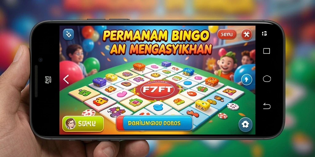 Tampilan seru dari gameplay Bingo di F7F7.