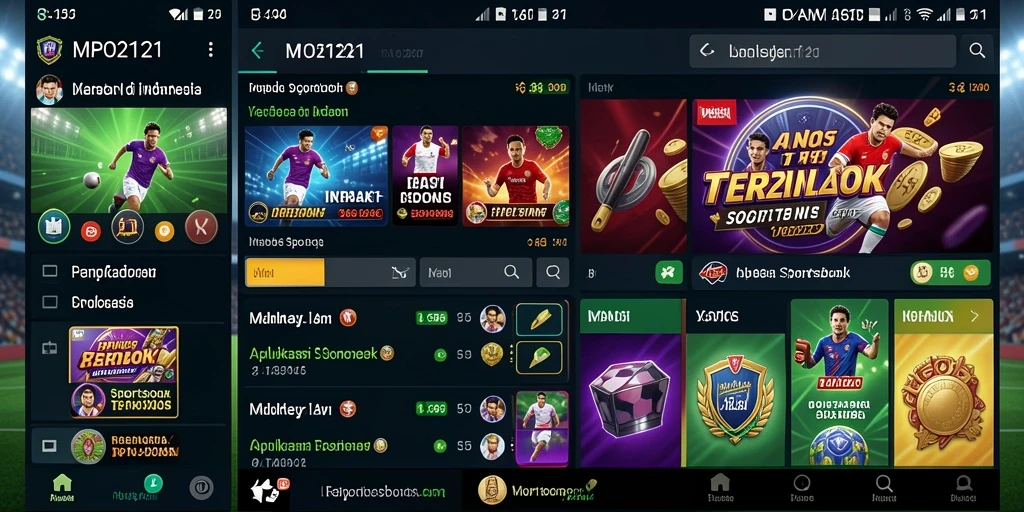 Tampilan menarik dari gameplay Sportsbook MPO2121.