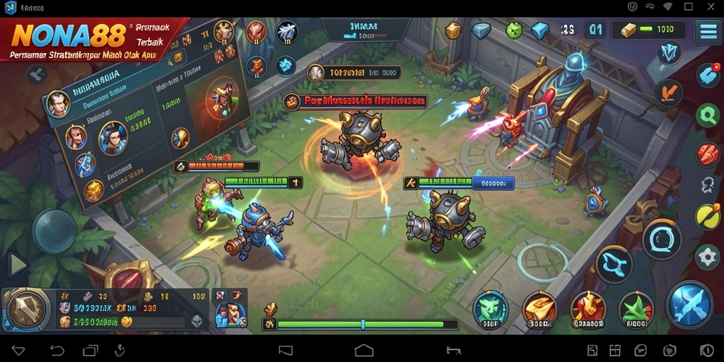 Tampilan gameplay NONA88 yang menarik dan strategis.