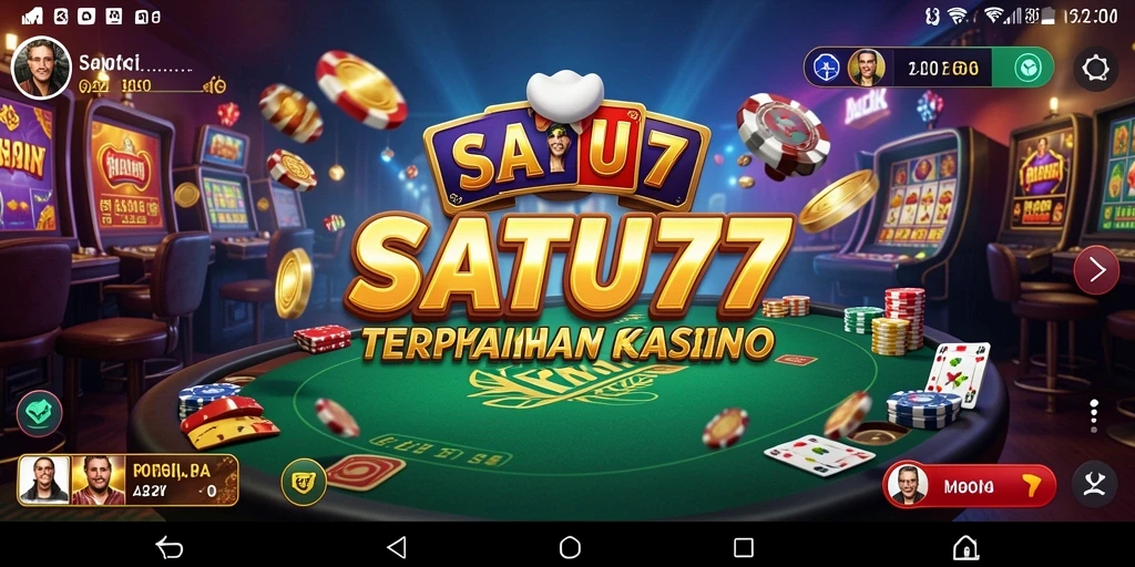 Tampilan menarik gameplay SATU77 Casino dengan grafis yang menawan.