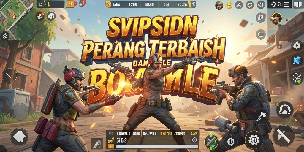 Screenshot gameplay SVIPSIDN menunjukkan aksi pertarungan yang mendebarkan.