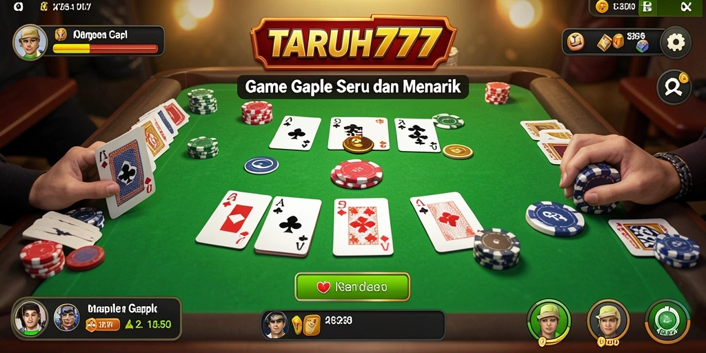 Tampilan gameplay TARUH777 yang seru dan menantang.