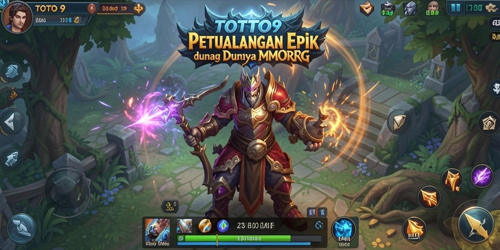 Screenshot gameplay TOTO9 menampilkan aksi seru dalam dunia MMORPG.