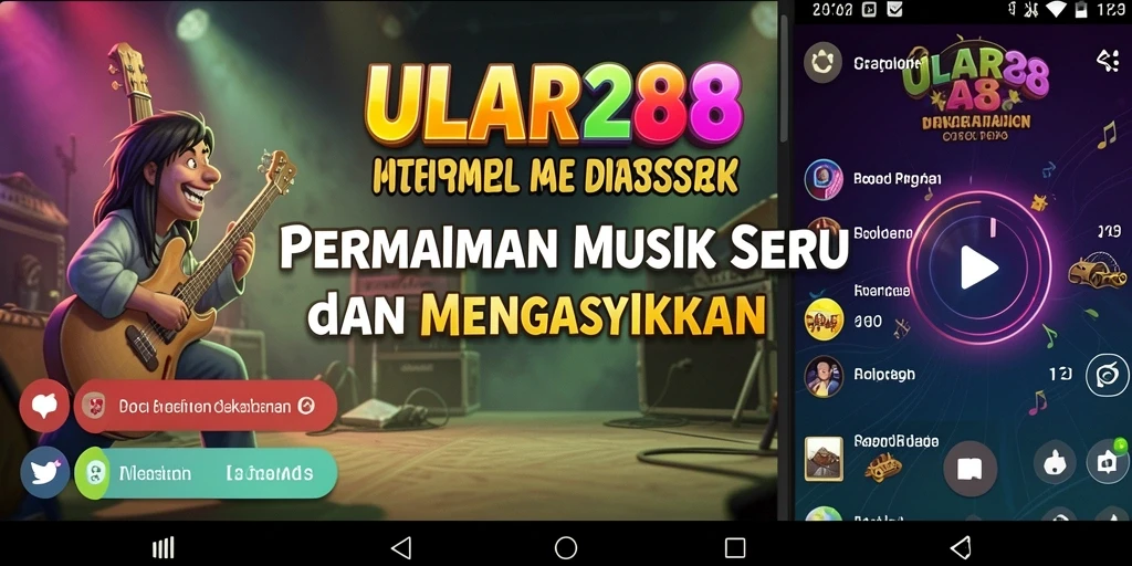 Gambaran gameplay seru dalam ULAR288 dengan tantangan musik yang mengasyikkan.